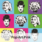 pop art pink