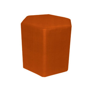 Σκαμπό-Flat-Εξάγωνο-πορτοκαλι